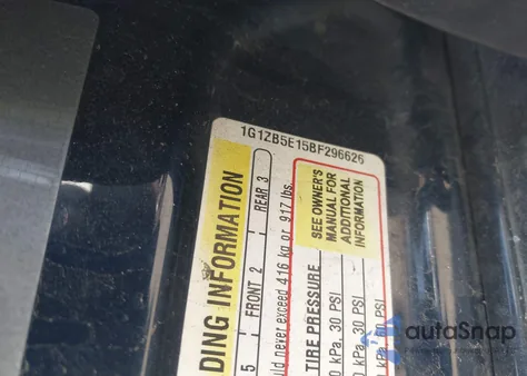 2011 Chevrolet Malibu Ls from USA, damaged, VIN 1G1ZB5E15BF296626